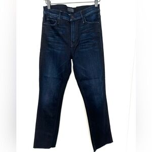 Mother Jeans The Mid Rise Dazzler Ankle Fray Size 28. Wash- Now Or Never